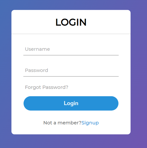 Login Page UI photo